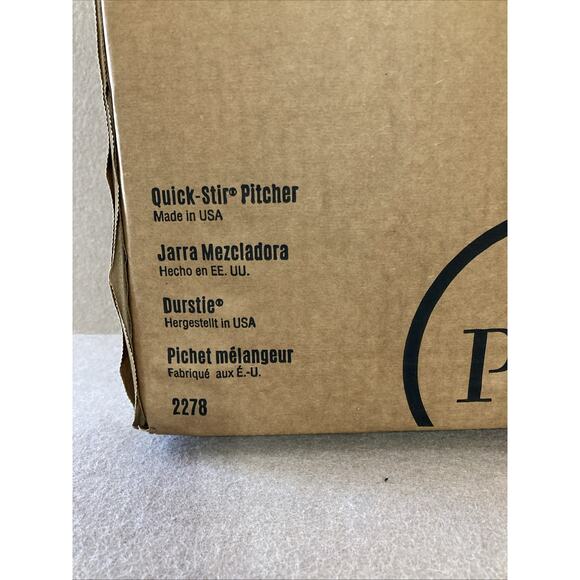 Pampered Chef Quick Stir 2 QT Mixing Pitcher #2278 New In Box - Picture 6 of 6